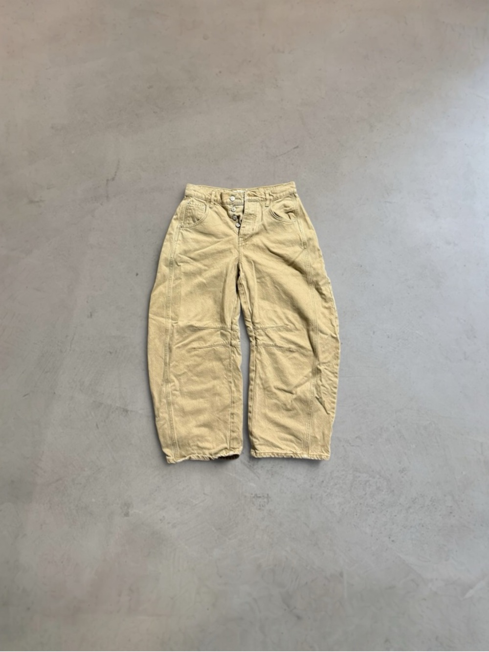 Free People We The Free Good Luck Mid-Rise Barrel Jeans